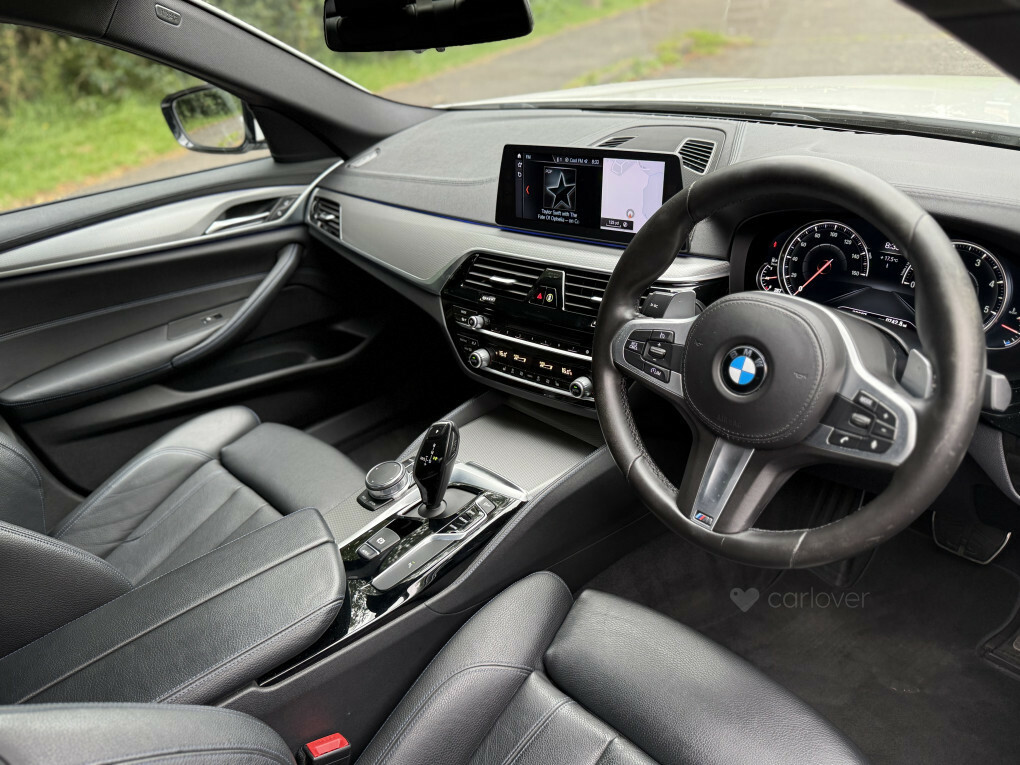 BMW 5 Series 2.0 520D M Sport Touring Euro 6 S White #11