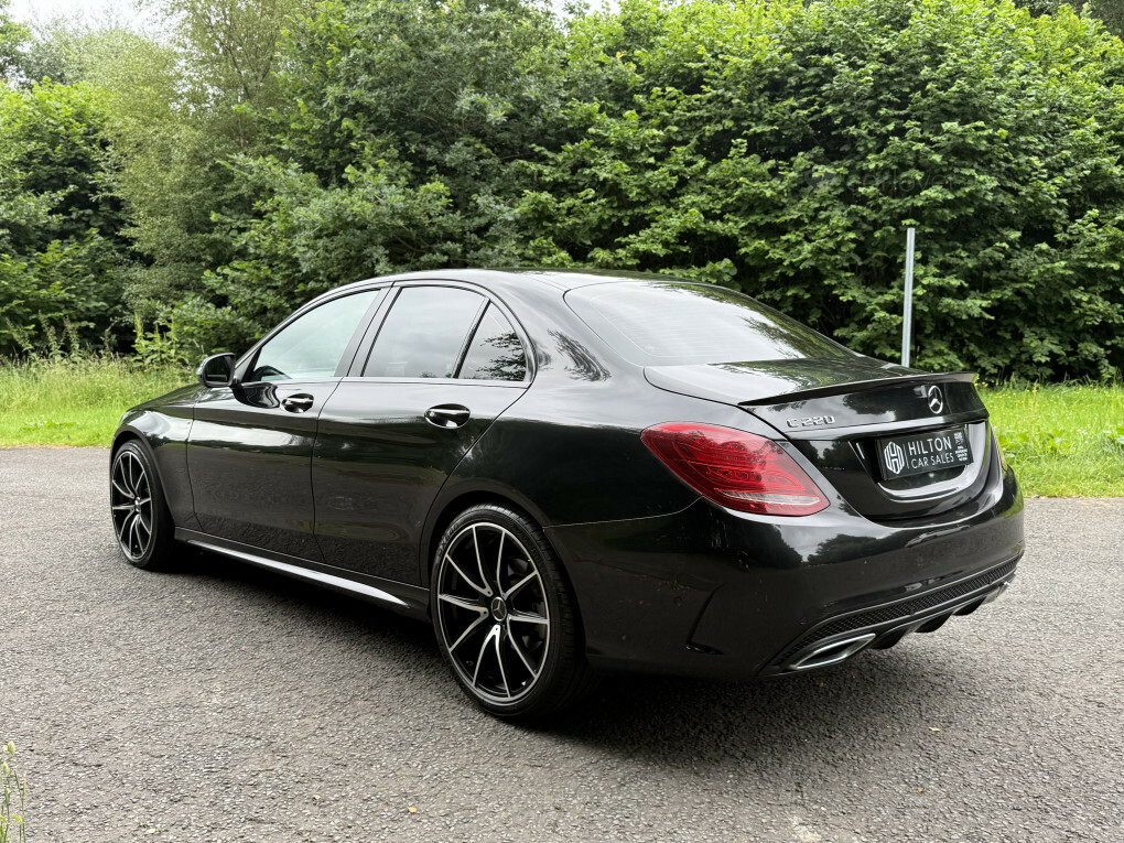 Mercedes-Benz C Class C220 Amg Line Bluetec Black #5