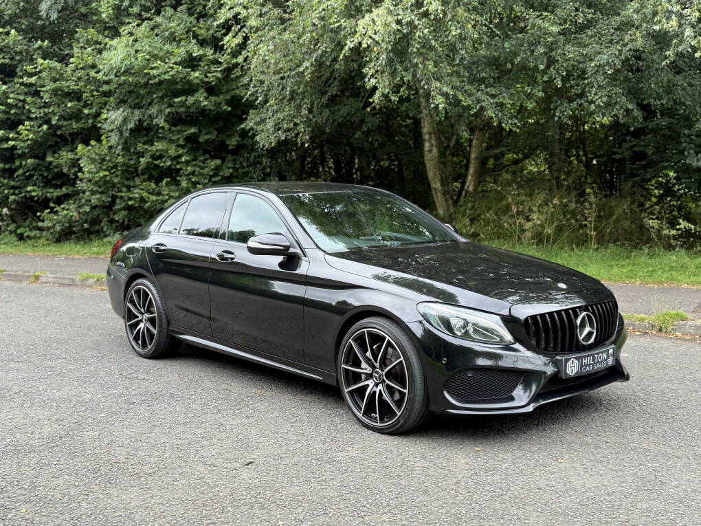 Mercedes-Benz C Class C220 Amg Line Bluetec Black