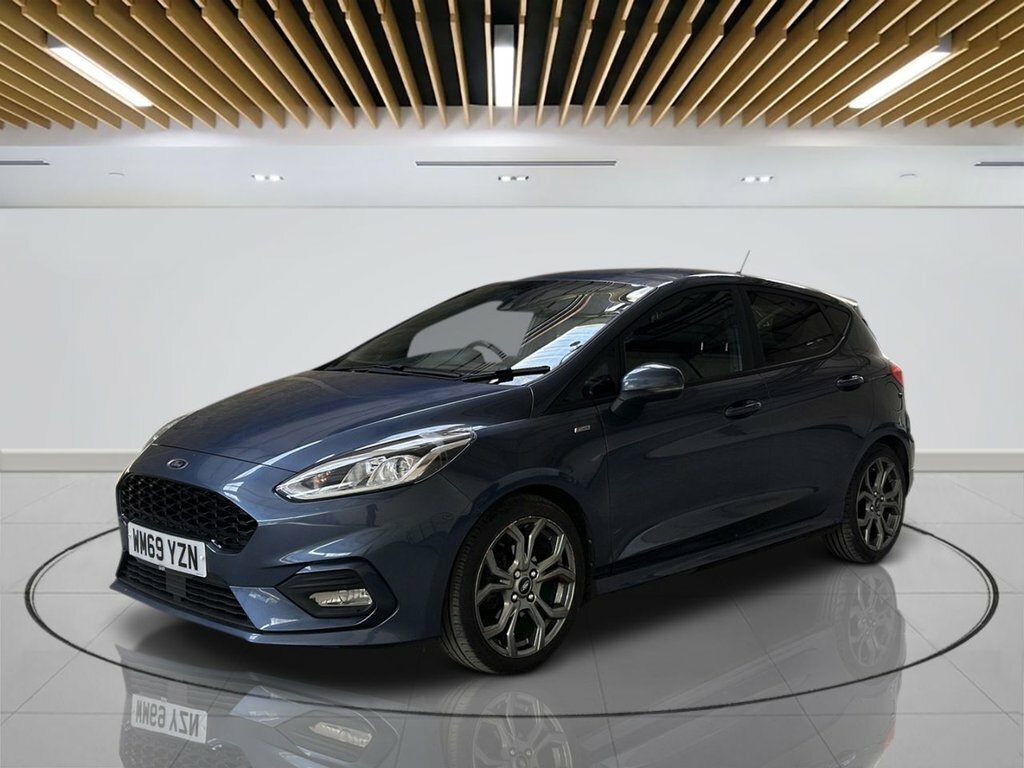 Ford Fiesta 1L St-line WM69YZN Blue #4