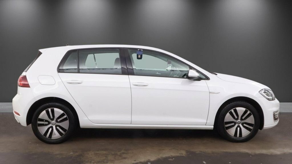 Volkswagen e-Golf Hatchback White #5