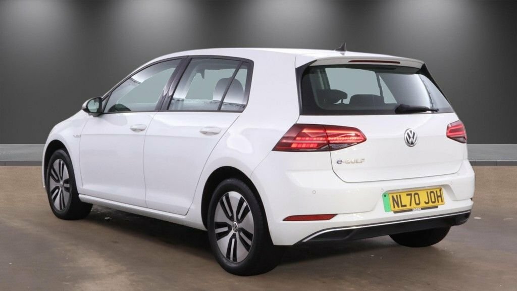 Volkswagen e-Golf Hatchback White #3