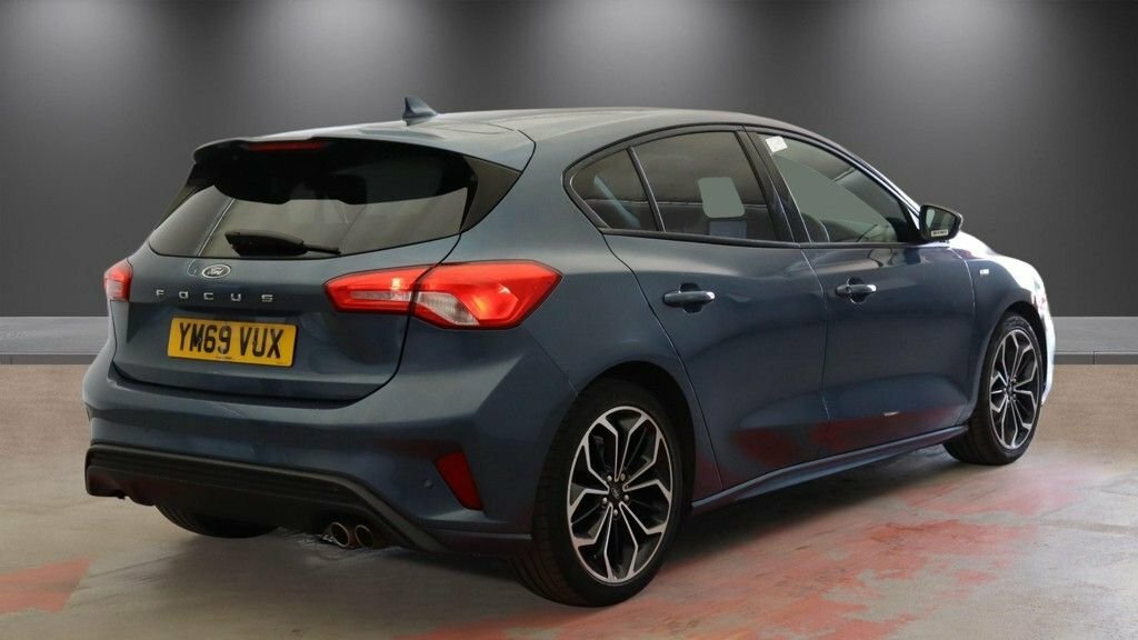 Ford Focus 1L St-line X YM69VUX Blue #4