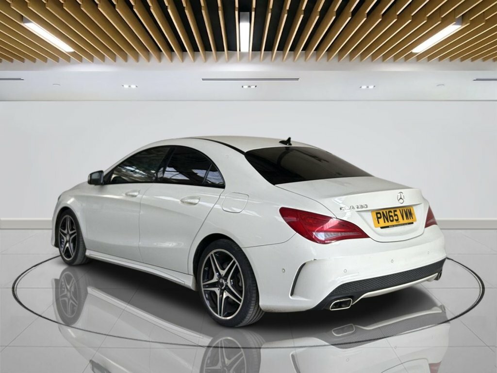 Mercedes-Benz CLA Class Saloon White #6