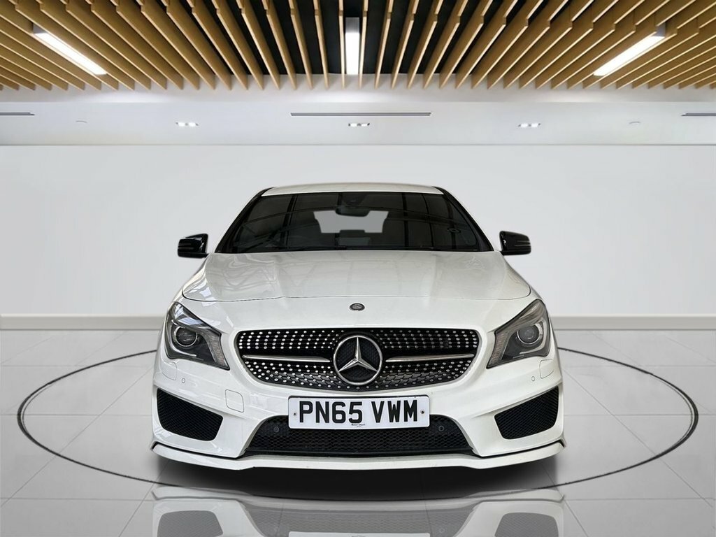 Mercedes-Benz CLA Class Saloon White #2