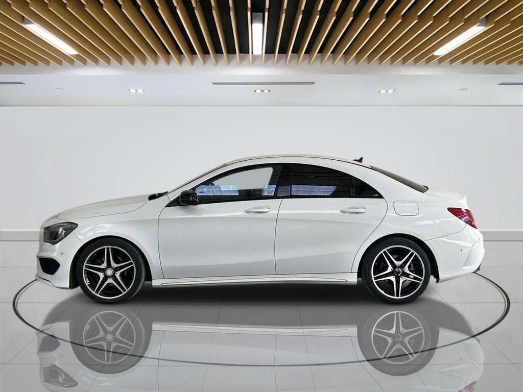Mercedes-Benz CLA Class Saloon White #5