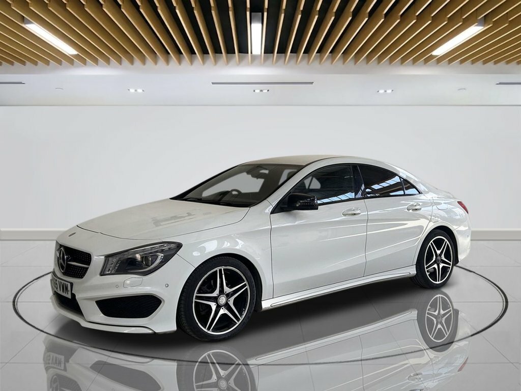 Mercedes-Benz CLA Class Saloon White #4