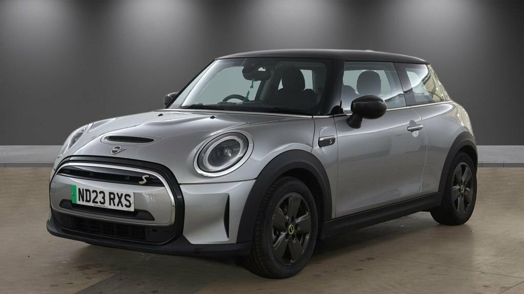 Mini Electric Hatchback Silver #2
