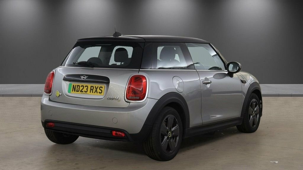 Mini Electric Hatchback Silver #4