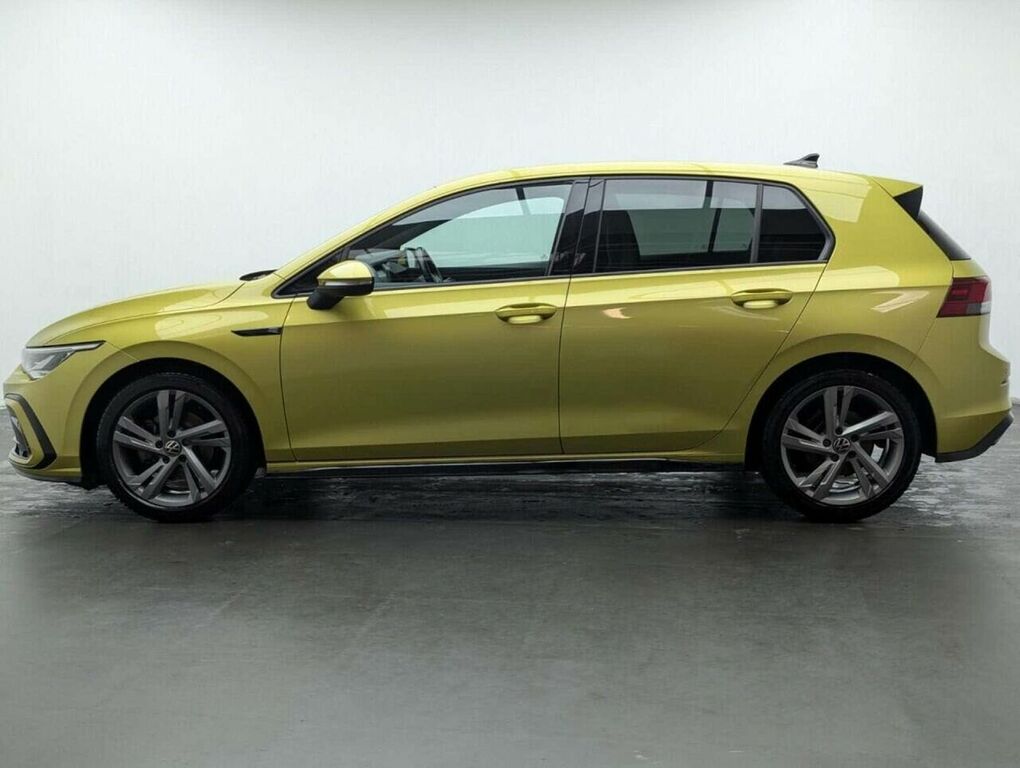Volkswagen Golf 1.5 Etsi Mhev R-line Hatchback Hybrid D D21DEY Yellow #5