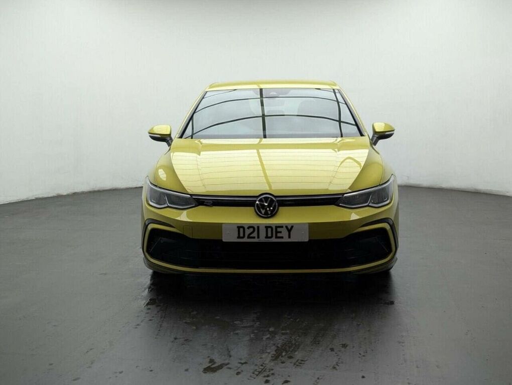 Volkswagen Golf 1.5 Etsi Mhev R-line Hatchback Hybrid D D21DEY Yellow #3