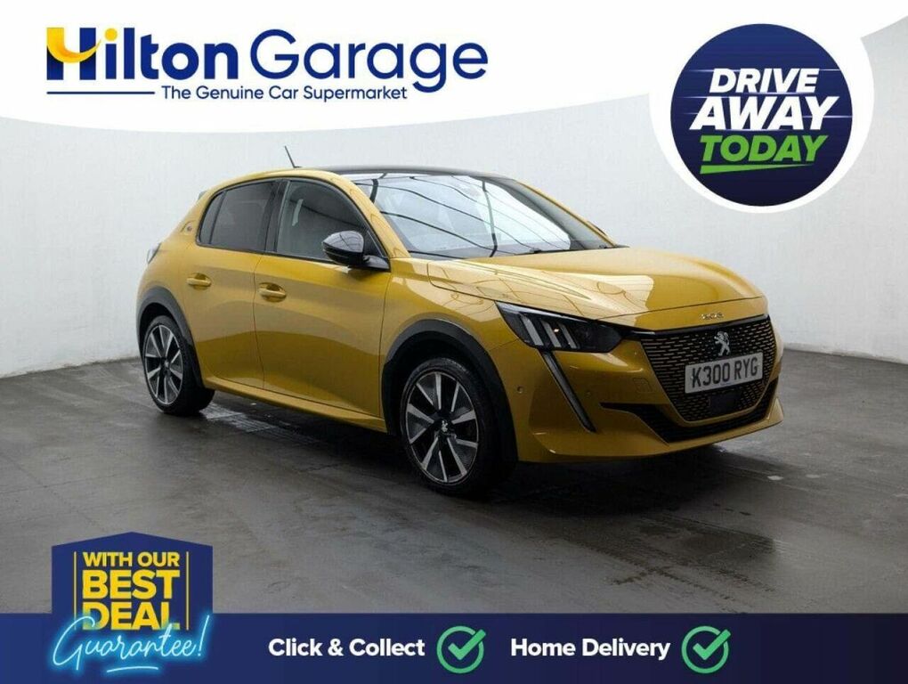 Peugeot e-208 50Kwh Gt Premium Hatchback 136 Yellow #2
