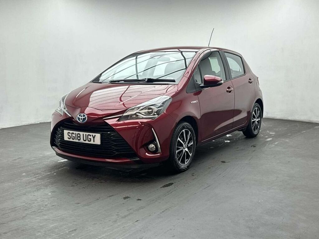 Toyota Yaris 1.5 Yaris Icon Tech Vvt-i Hev Cvt Red #4