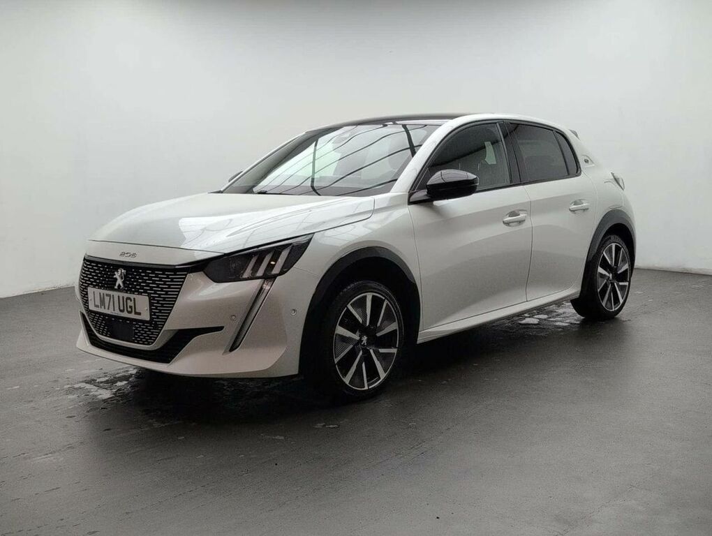 Peugeot e-208 208 Gt Premium Ev White #4