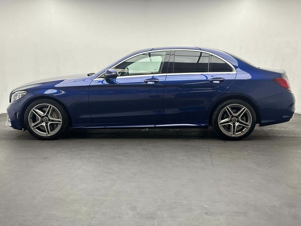 Mercedes-Benz C Class 2.0 C 300 Amg Line Premium Blue #5