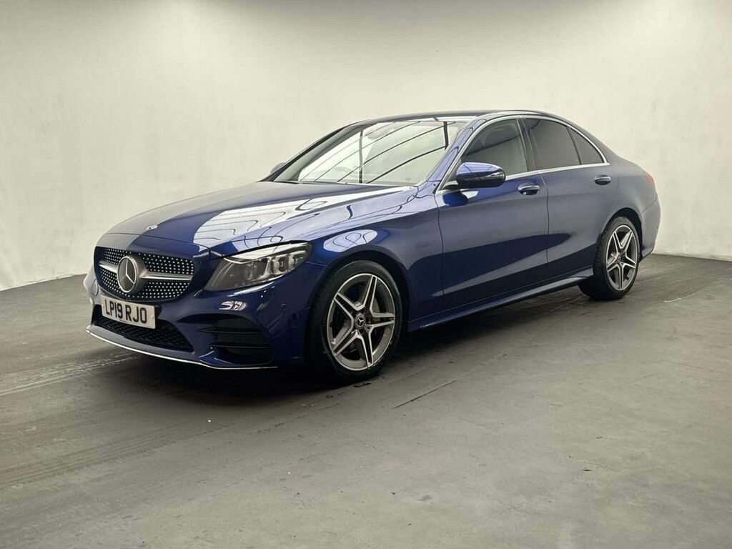 Mercedes-Benz C Class 2.0 C 300 Amg Line Premium Blue #4