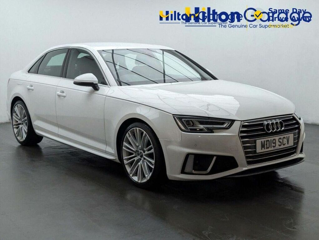 Audi A4 2.0 Tfsi 35 S Line Saloon S Tronic Euro White