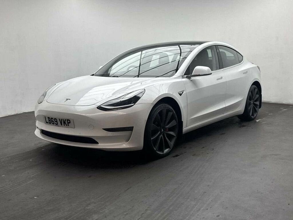 Tesla Model 3 Model 3 Performance Awd 4Wd White #4