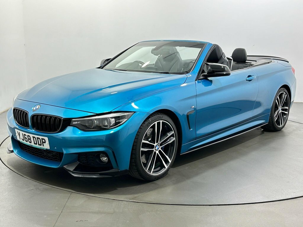 BMW 4 Series 2L M Sport YJ68DDP Blue #3