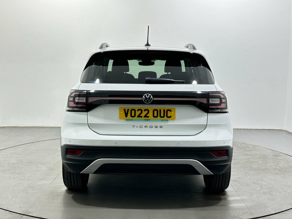 Volkswagen T-Cross 1L Black Edition VO22OUC White #6