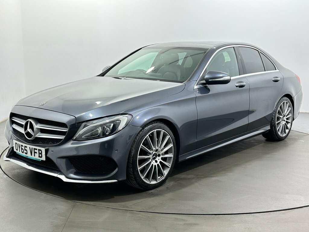 Mercedes-Benz C Class 2.1L Amg Line OY65VFB Grey #3