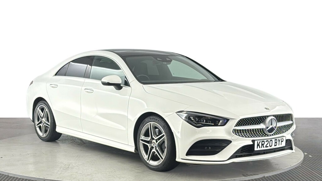 Mercedes-Benz CLA Class 2.0 Cla220d Amg Line Premium Plus 2 Coupe Di White #2