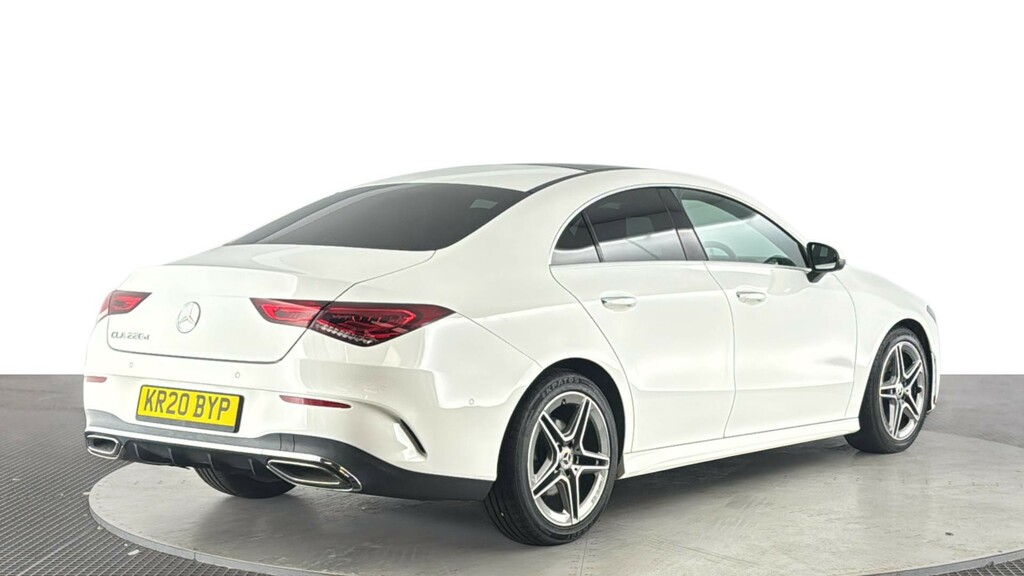 Mercedes-Benz CLA Class 2.0 Cla220d Amg Line Premium Plus 2 Coupe Di White #4