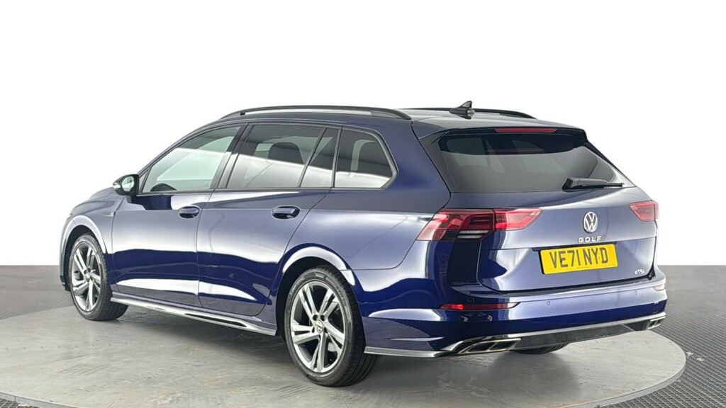 Volkswagen Golf 1.5 Etsi Mhev R-line Estate Hybrid Dsg VE71NYD Blue #6