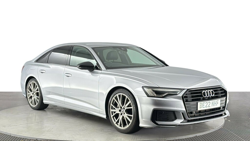 Audi A6 Saloon 2.0 Tfsi 40 Black Edition Saloon S Tron DE22NHF Silver #2