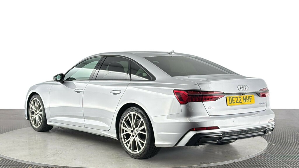 Audi A6 Saloon 2.0 Tfsi 40 Black Edition Saloon S Tron DE22NHF Silver #5