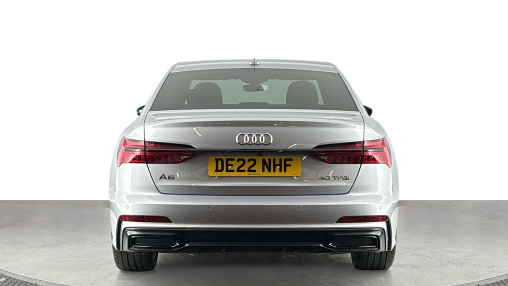 Audi A6 Saloon 2.0 Tfsi 40 Black Edition Saloon S Tron DE22NHF Silver #5