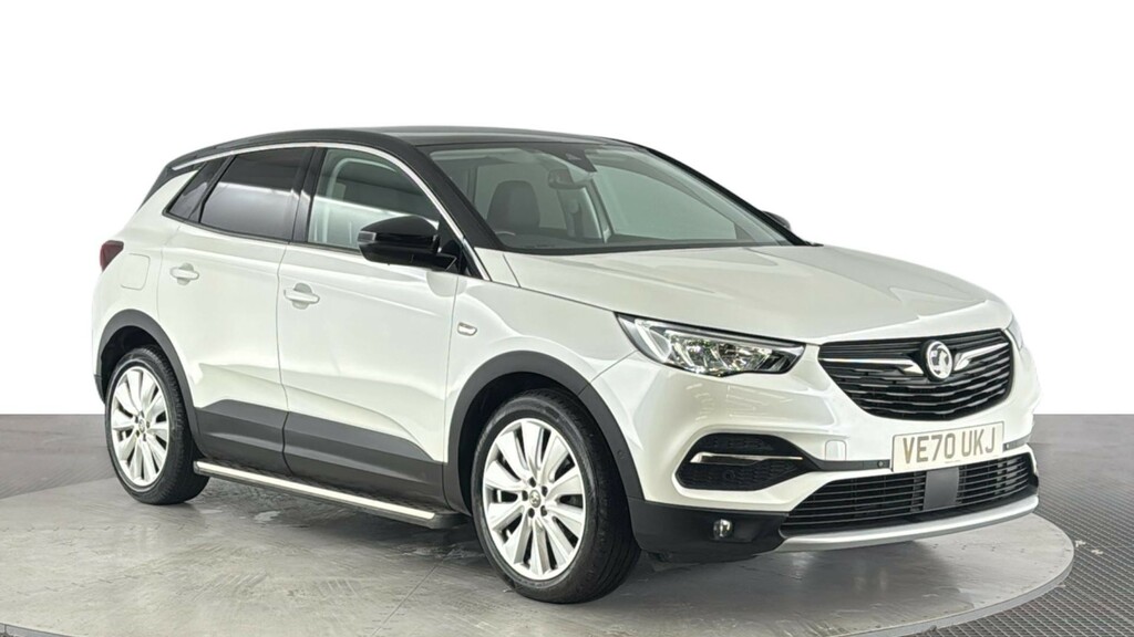 Vauxhall Grandland X 1.2 Turbo Elite Nav Premium Suv VE70UKJ White #2