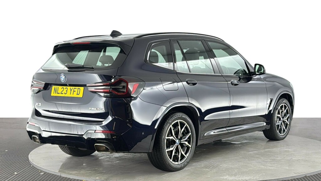 BMW X3 2.0 30E 12Kwh M Sport Suv Plug-in Hybri NL23YFD Black #4