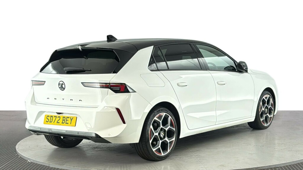 Vauxhall Astra 1.2 Turbo Gs Line Hatchback Euro SD72BEY White #4