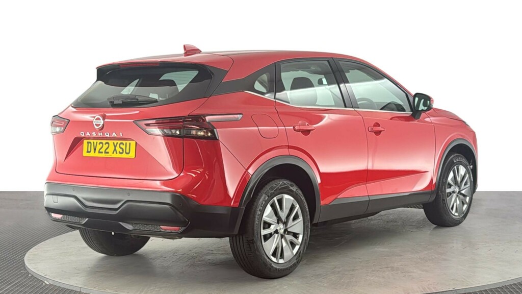 Nissan Qashqai 1.3 Dig-t Mhev Visia Suv Hybrid DV22XSU Red #4