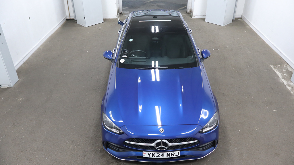 Mercedes-Benz C Class 1.5 C200h Mhev Amg Line Premium Plus Saloon Blue #2