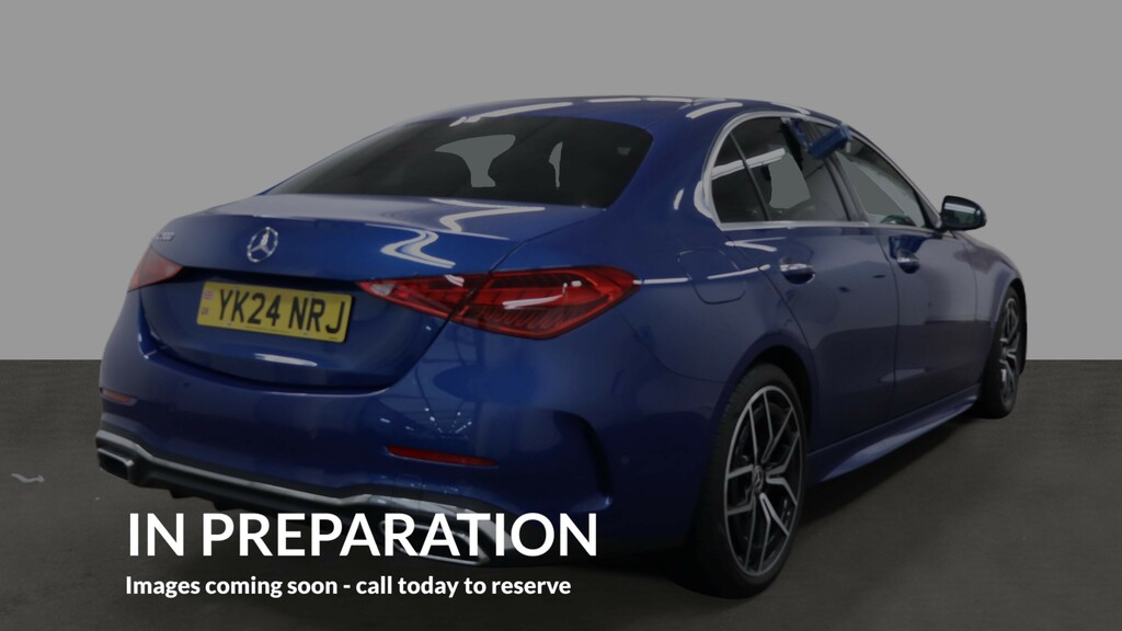 Mercedes-Benz C Class 1.5 C200h Mhev Amg Line Premium Plus Saloon Blue