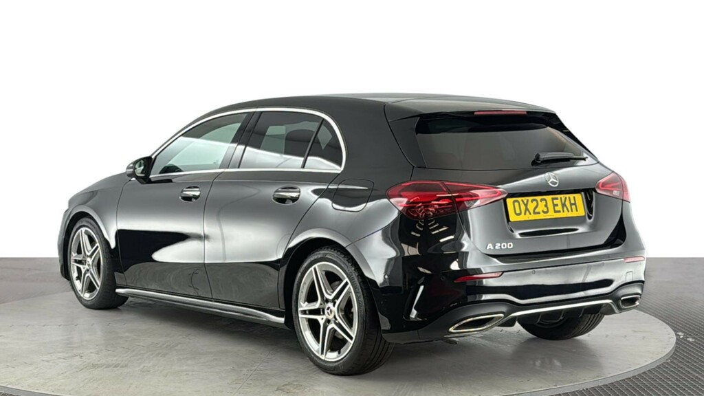 Mercedes-Benz A Class 1.3 A200h Mhev Amg Line Executive Hatchback OX23EKH Black #6