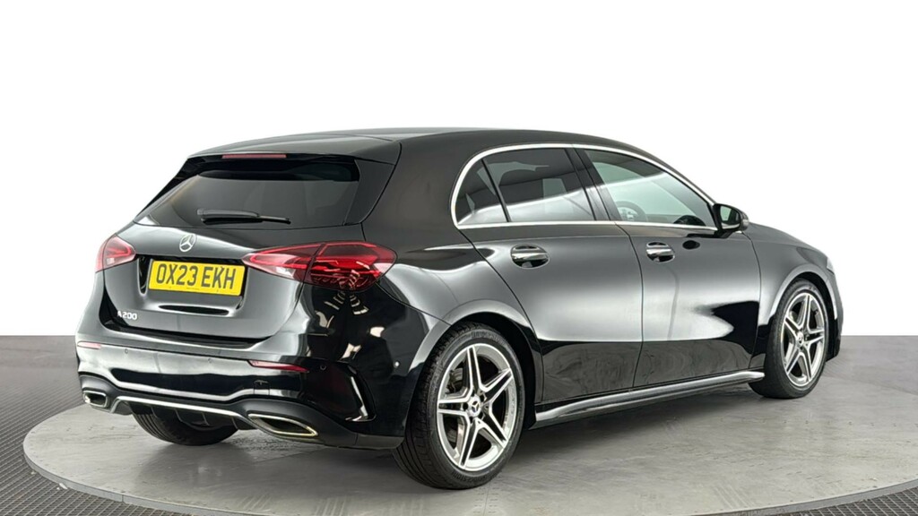 Mercedes-Benz A Class 1.3 A200h Mhev Amg Line Executive Hatchback OX23EKH Black #4