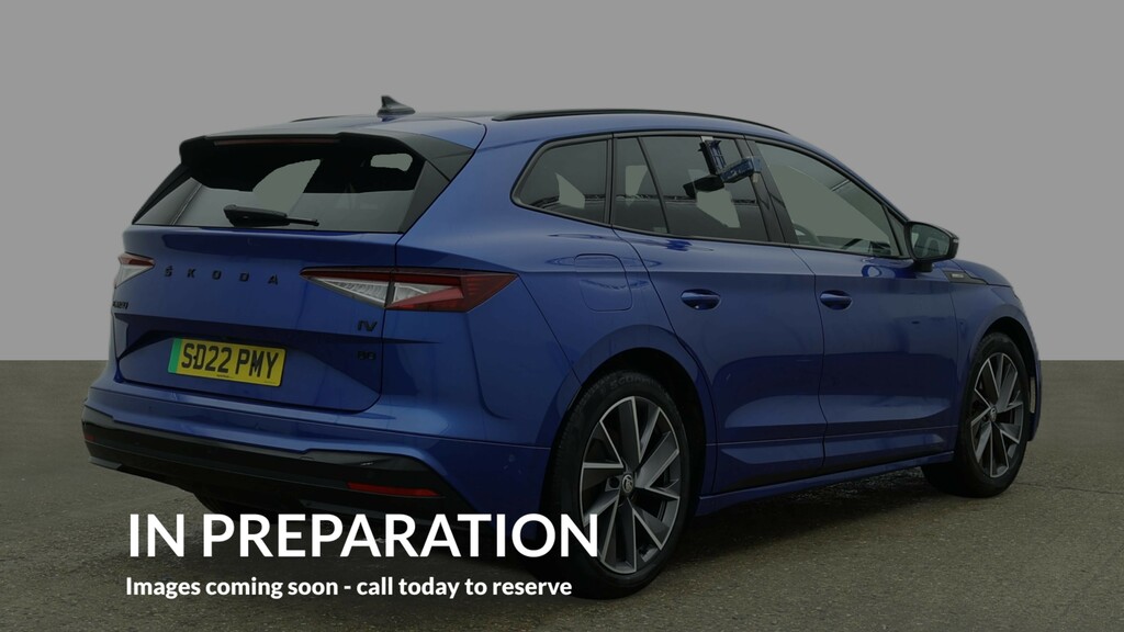 Skoda ENYAQ Iv 82Kwh 80 Sportline Suv Dc125 Blue