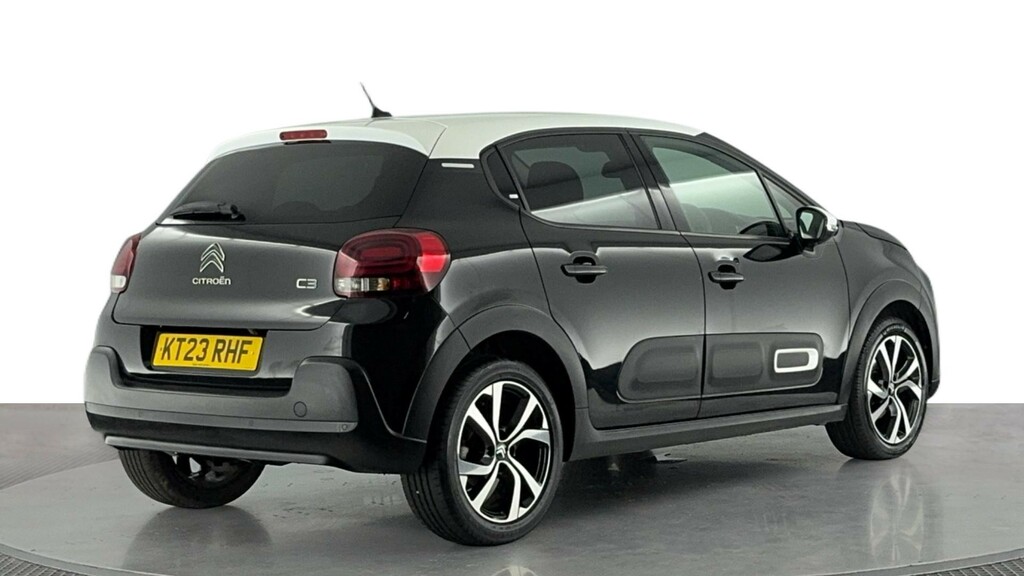 Citroen C3 1.2 Puretech Shine Plus Hatchback Manua KT23RHF Black #4
