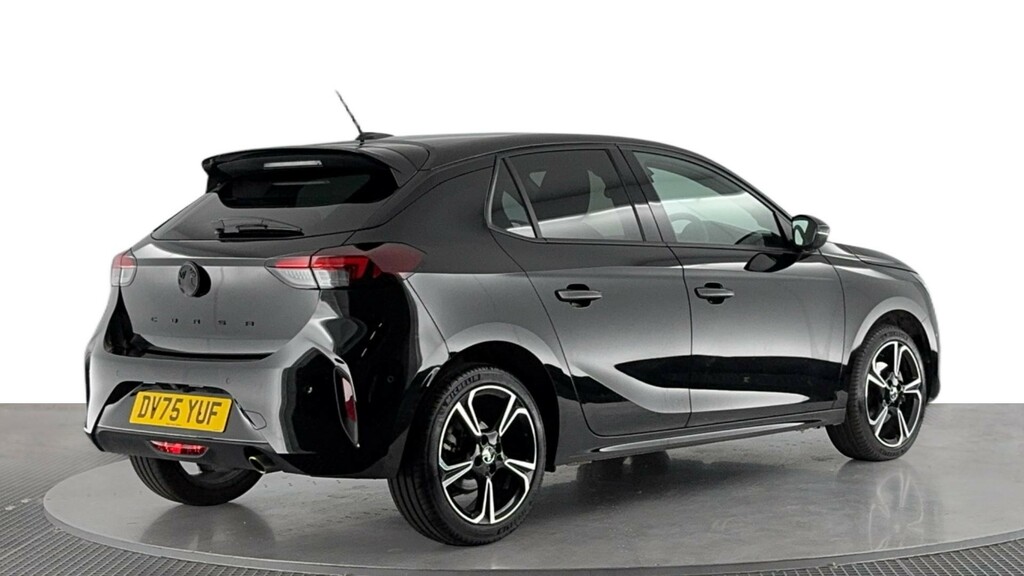 Vauxhall Corsa 1.2 Turbo Gs Hatchback Euro 6 Ss DV75YUF Black #4