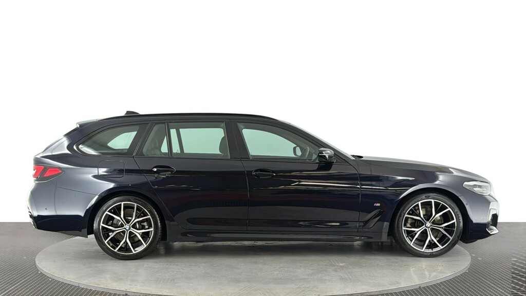 BMW 5 Series 2.0 520D Mht M Sport Touring Hybrid Ste Black #3