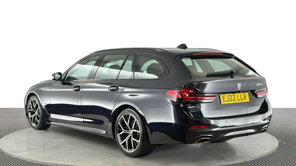 BMW 5 Series 2.0 520D Mht M Sport Touring Hybrid Ste Black #6