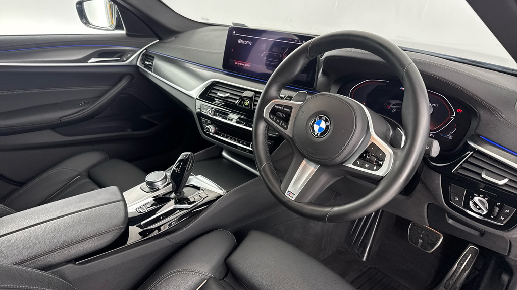 BMW 5 Series 3.0 Mht M Sport Steptronic Xdrive Euro 6 Ss Black #9