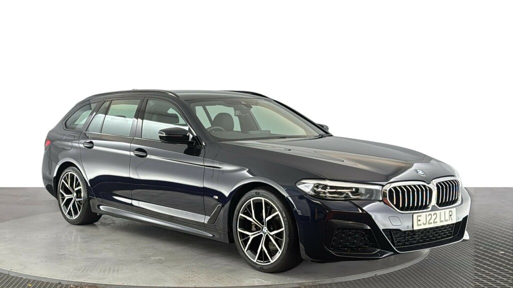BMW 5 Series 2.0 520D Mht M Sport Touring Hybrid Ste Black #2