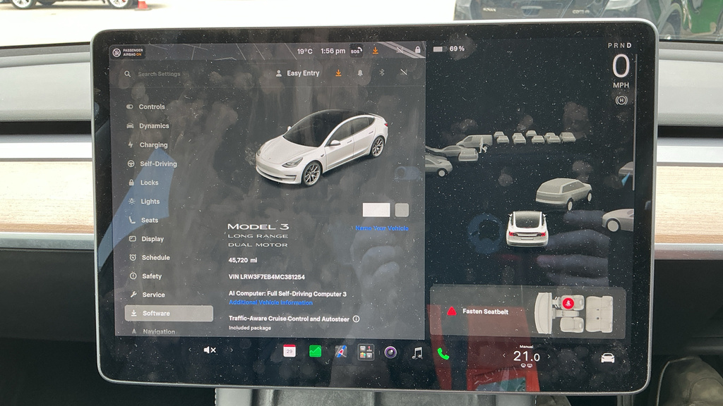 Tesla Model 3 Dual Motor Long Range Saloon 4 AF71ZBY White #5