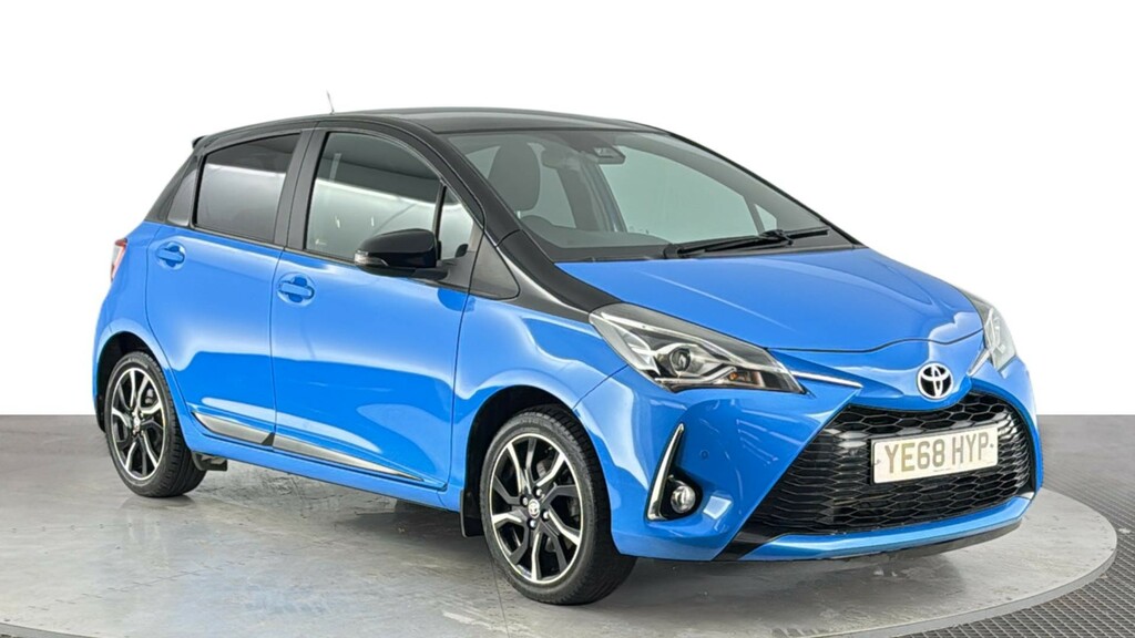 Toyota Yaris 1.5 Vvt-i Cyan Bi-tone Hatchback YE68HYP Blue #2