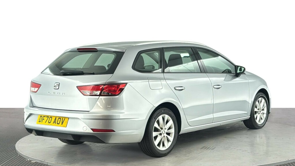 Seat Leon 1.0 Tsi Se Estate Euro 6 Ss DF70AOV Silver #4