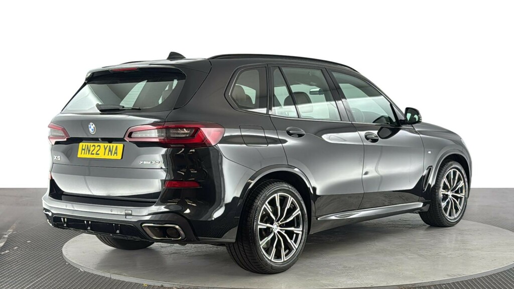 BMW X5 3.0 30D Mht M Sport Suv Hybrid Xdr HN22YNA Black #4
